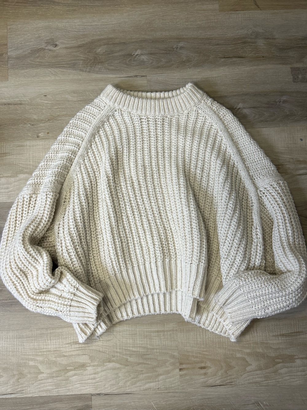 3/$25 H&M Chunky Knit Cream Sweater